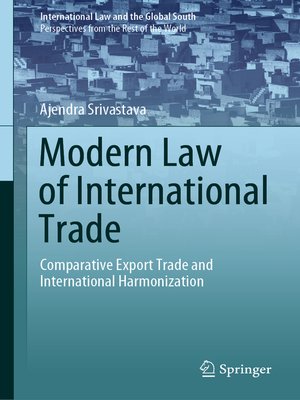 cover image of Modern Law of International Trade